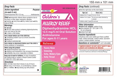 5 (Diphenhydramine HCl Oral Solution 16 Oz Final Label)